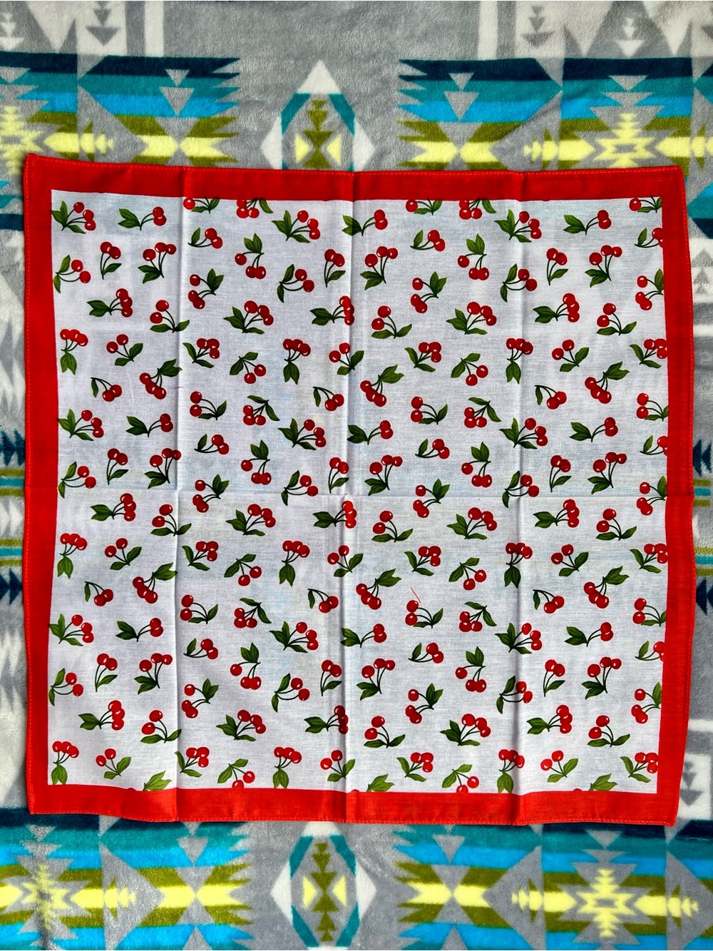 Cherry 🍒 Print  Cotton Bandana